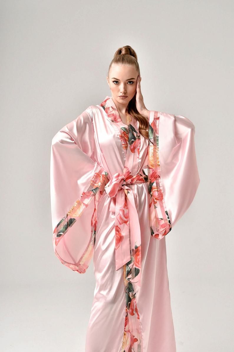 What is the silk kimono robe?