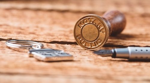 Notary public for the home and office under the strictest biosecurity measures. And a disinfection system before and after your visit