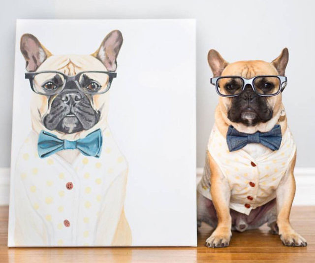 A Custom pet portrait is a gesture that will allow you to remember it forever