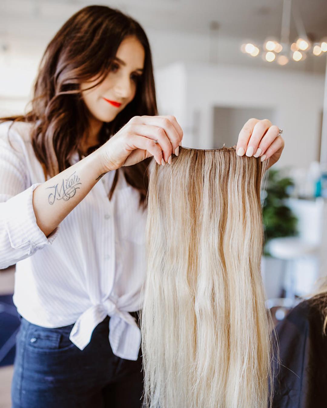 Hair training extension treatments